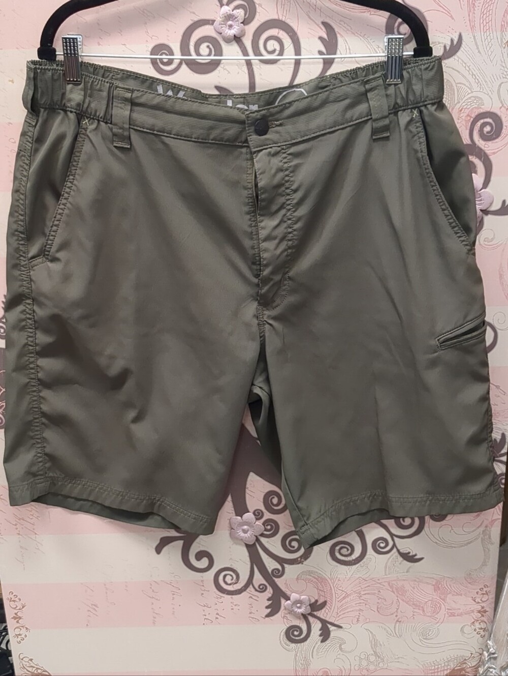 Men's Olive Performance Shorts
